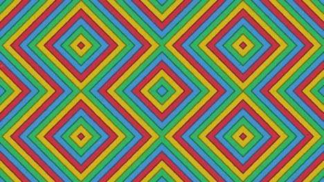 formas abstractas rombo rayas coloridas bucles sin costuras textura animada