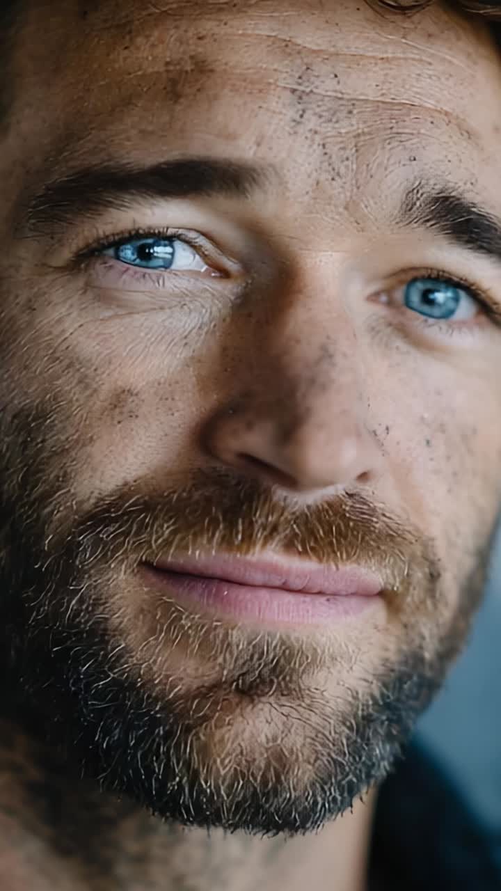 A Journey of Resilience: Captivating Expressions of a Man Overcoming Adversity with Grit and Determination