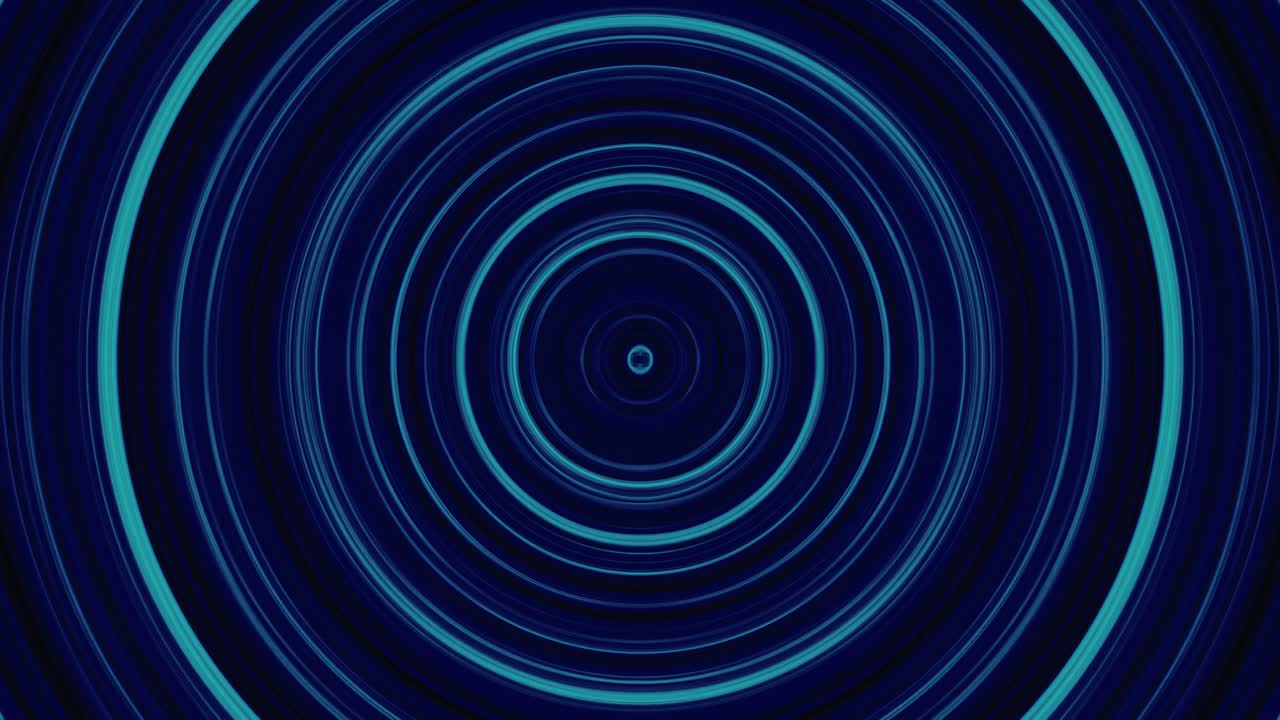 Abstract Blue Circles Pattern Background