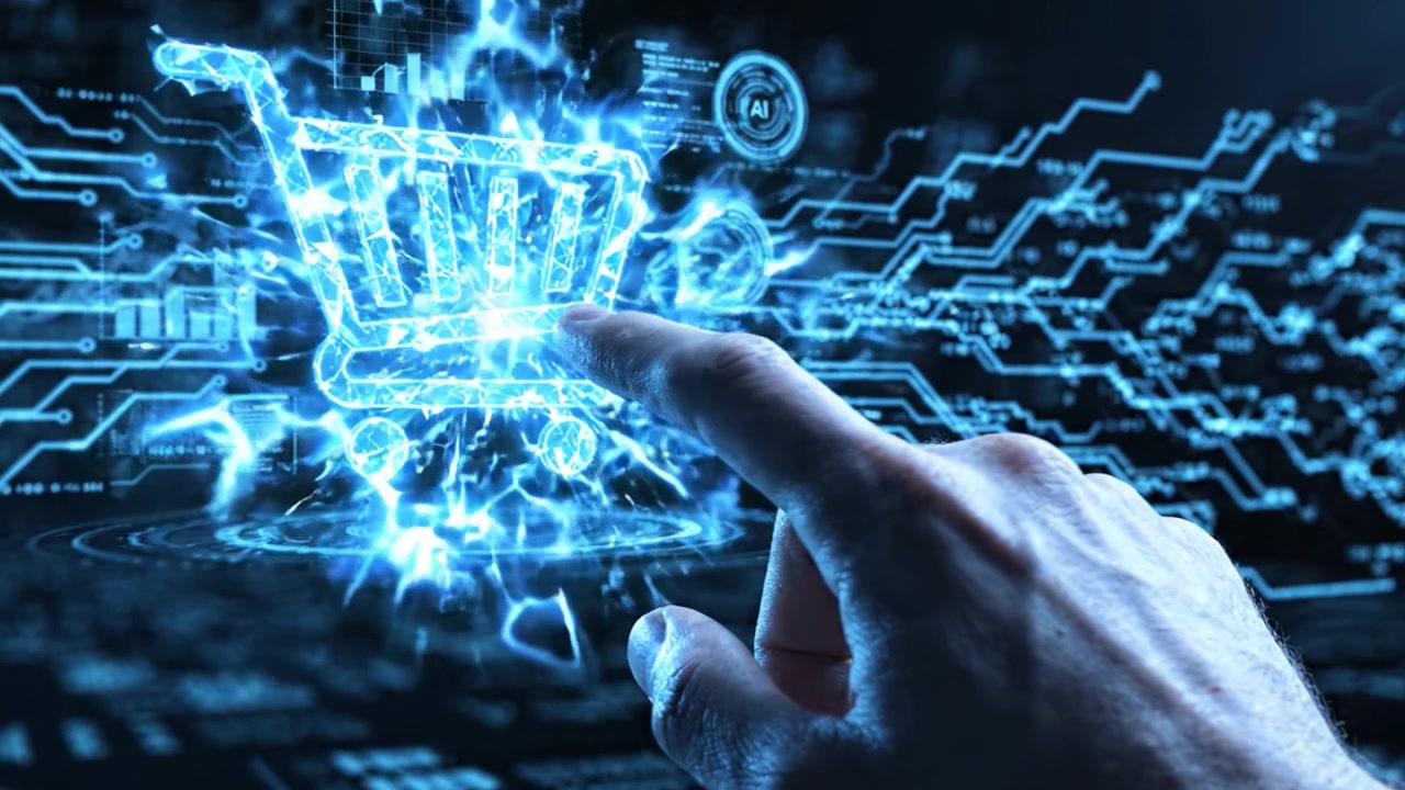 Digital Shopping Cart Transformation: A Visual Journey Through E-commerce Innovation and Data-Driven Insights in a Futuristic Digital Landscape