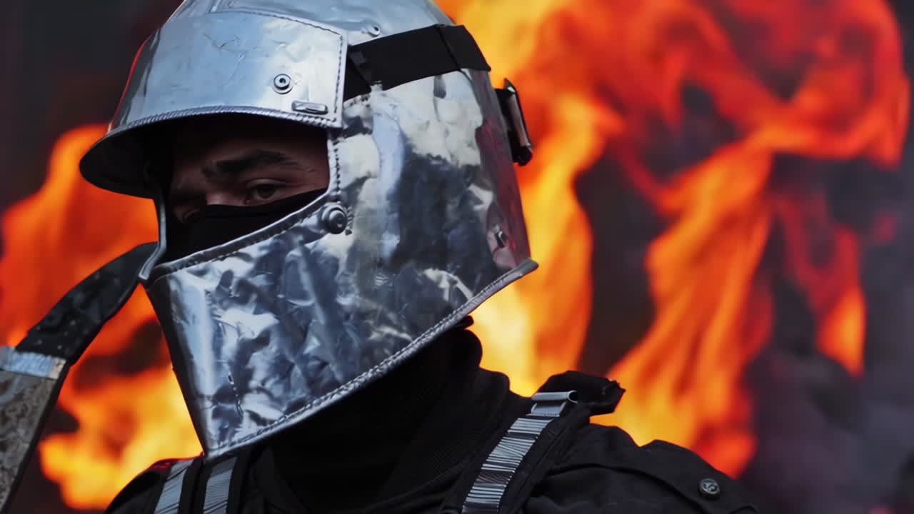 Medieval Soldier in Combat