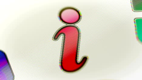 internet icon on the screen. looping.