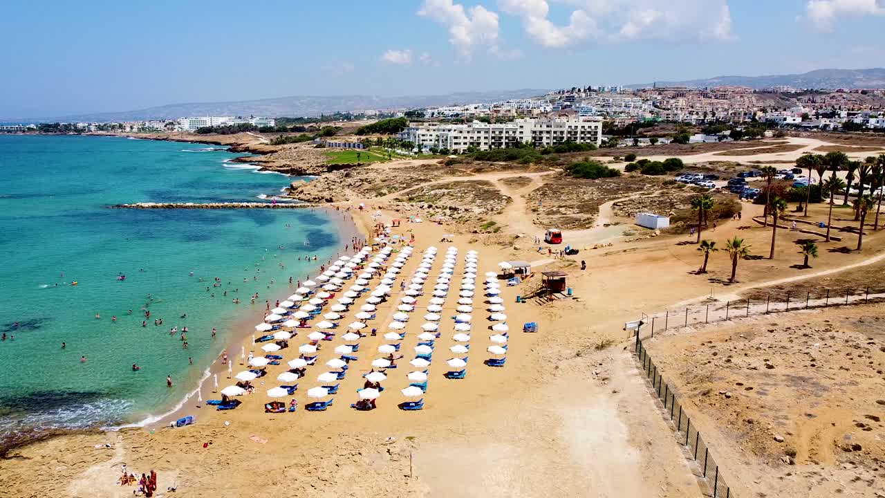 un buen día en venus beach en chipre cerca de pafos