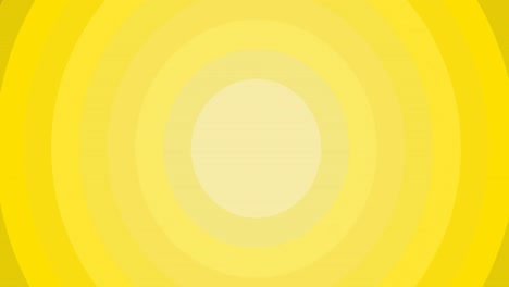 animation of multiple yellow circles with copy space background