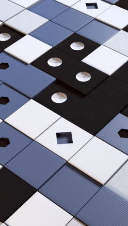 Abstract Geometric Tiles Pattern