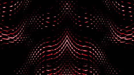 líneas brillantes que establecen el movimiento de la onda, coloridas, sobre un fondo negro