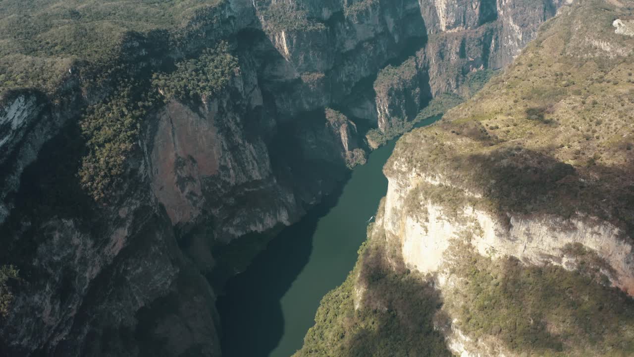 impresionante vista del cañón del sumidero en el estado de chiapas, sur de méxico