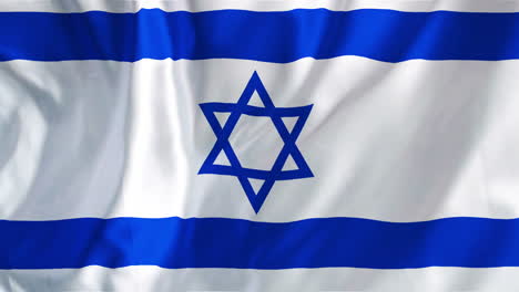 Animación-De-La-Bandera-De-Israel-Ondeando.