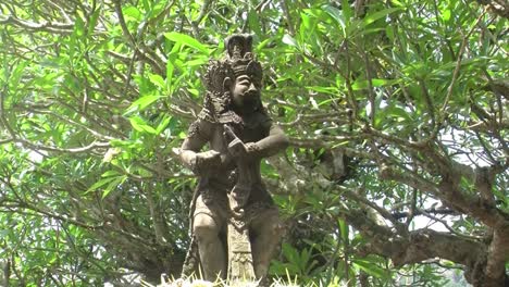 statue of pura kehen temple complex in bangli, bali