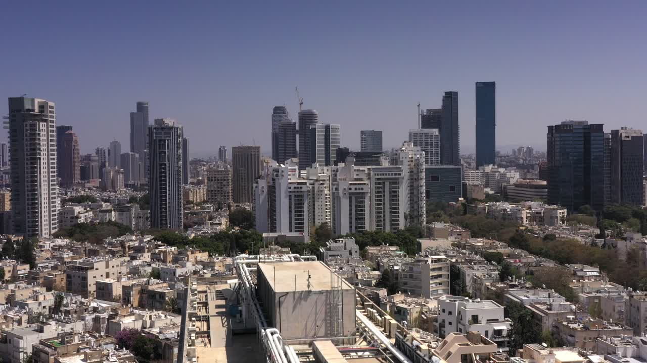 el paisaje de la ciudad de tel aviv desde arriba