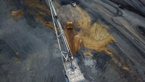 open pit coal mine operation