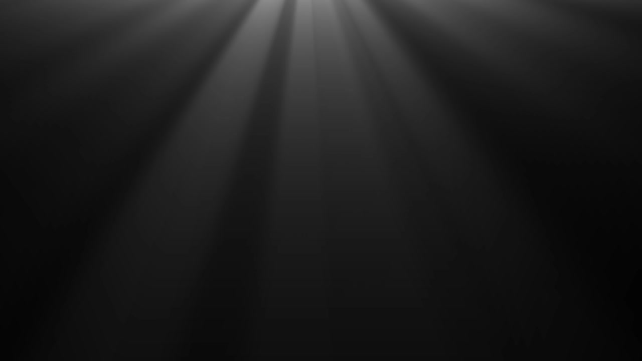 Volumetric Light Rays Shining Down on a Dark Background