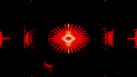 el equalizador de música de bucle de fondo del kaleidoscopio