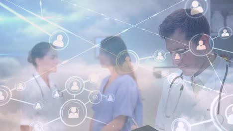 Animation-of-network-of-connections-over-diverse-doctors