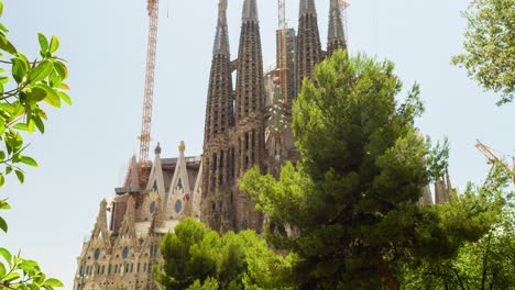 sagrada familia in barcelona, spain