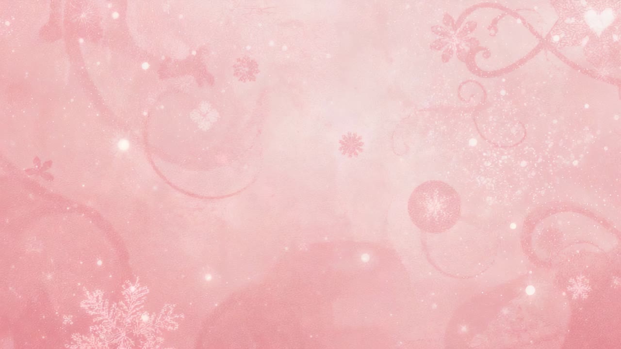 Animating pink digital backdrop as loop starts, with sparkling bokeh and glinting heart for loop
