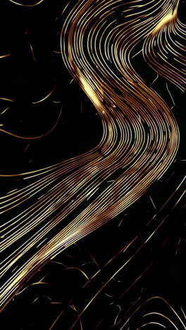 fondo de líneas doradas abstractas