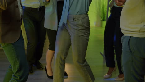 celebración de la fiesta de la oficina