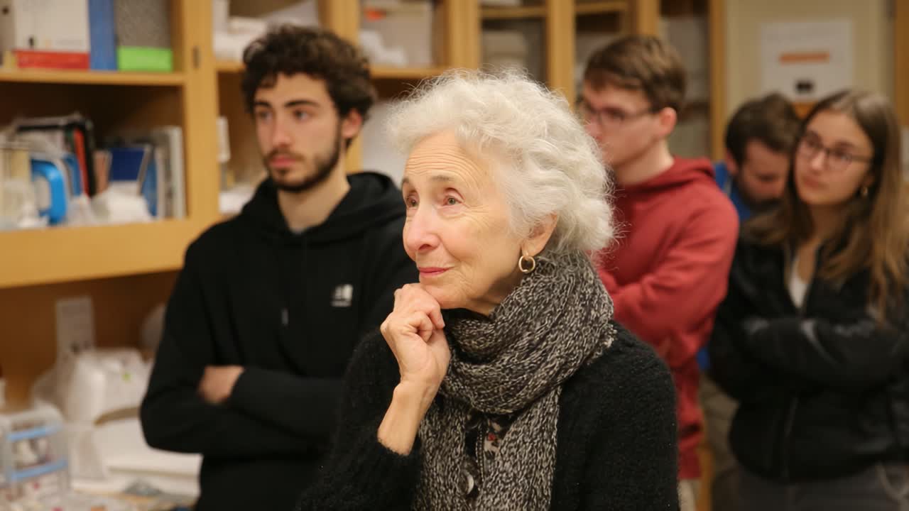 A Thoughtful Moment During a Discussion: Engaged Attendees in a Learning Environment Deep in Reflection and Conversation