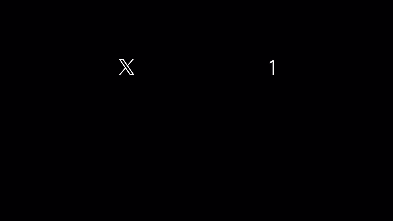 Animazione di notifica X con notch