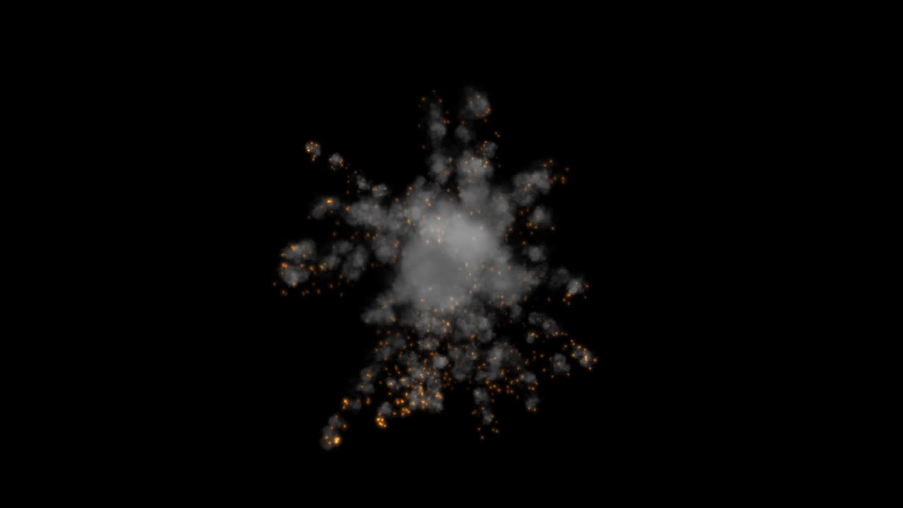 불꽃놀이 요소 애니메이션 세트 4k 해상도