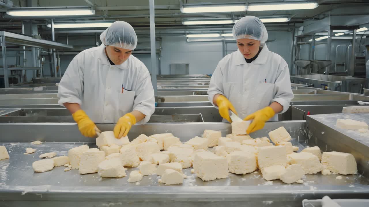 Cheese Production in a Factory
