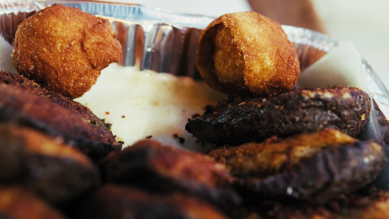 Stuffed Eggplants Typical Sicilian Street Food