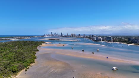 aerial view of beach festivities and gatherings