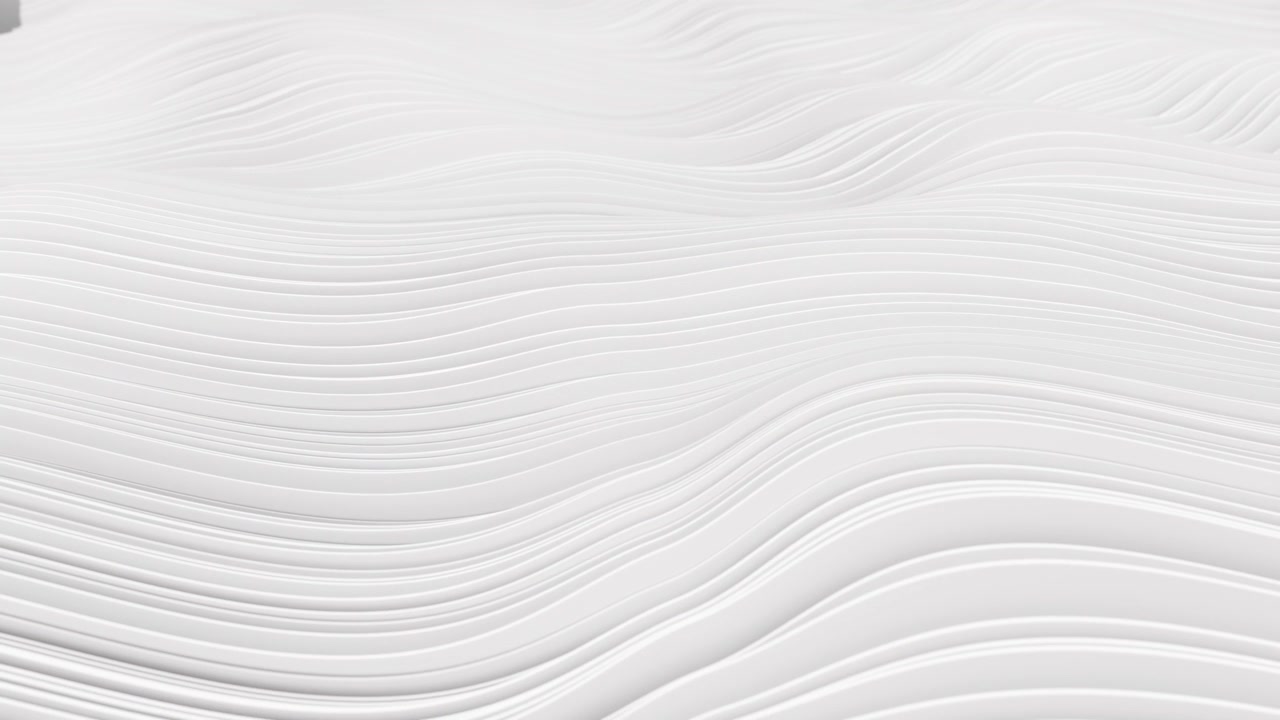 Abstract White Wave Pattern