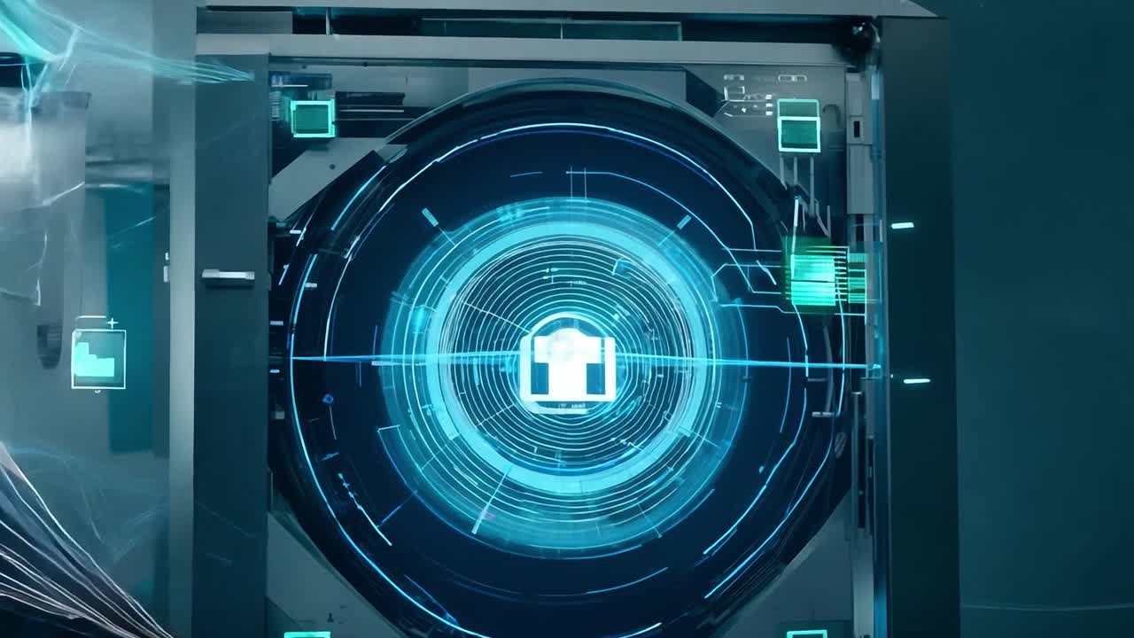 médicos que utilizan equipos médicos futuristas en un hospital