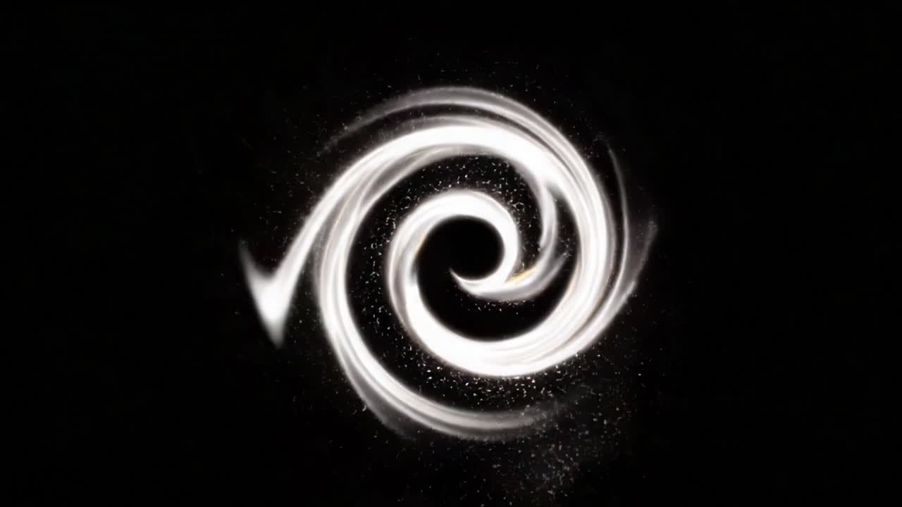 A Mesmerizing Spiral of Cosmic Dust: Exploring the Depths of a Celestial Vortex Captured in Two Stunning Frames