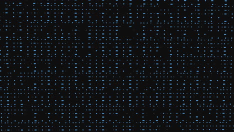 mesmerizing grid pattern of blue dots on black background