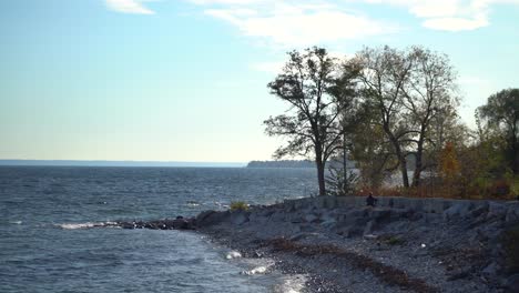 Bronte-Heritage-Waterfront-Park-in-Oakville,-Ontario,-Canada