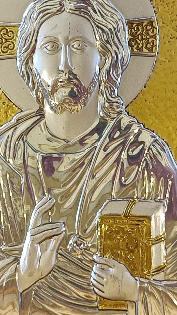 Beautiful Jesus Portrait Vertical View 02