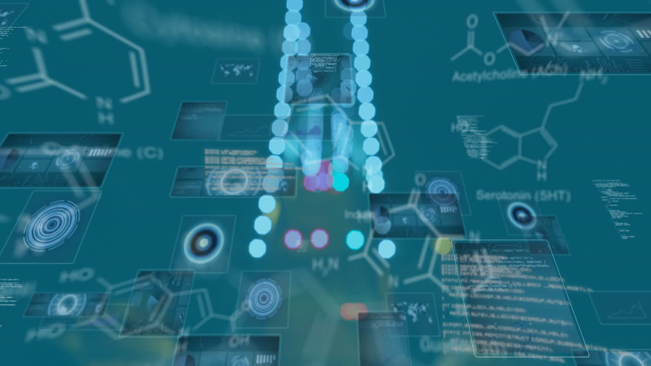 Animation of shapes and data processing over road