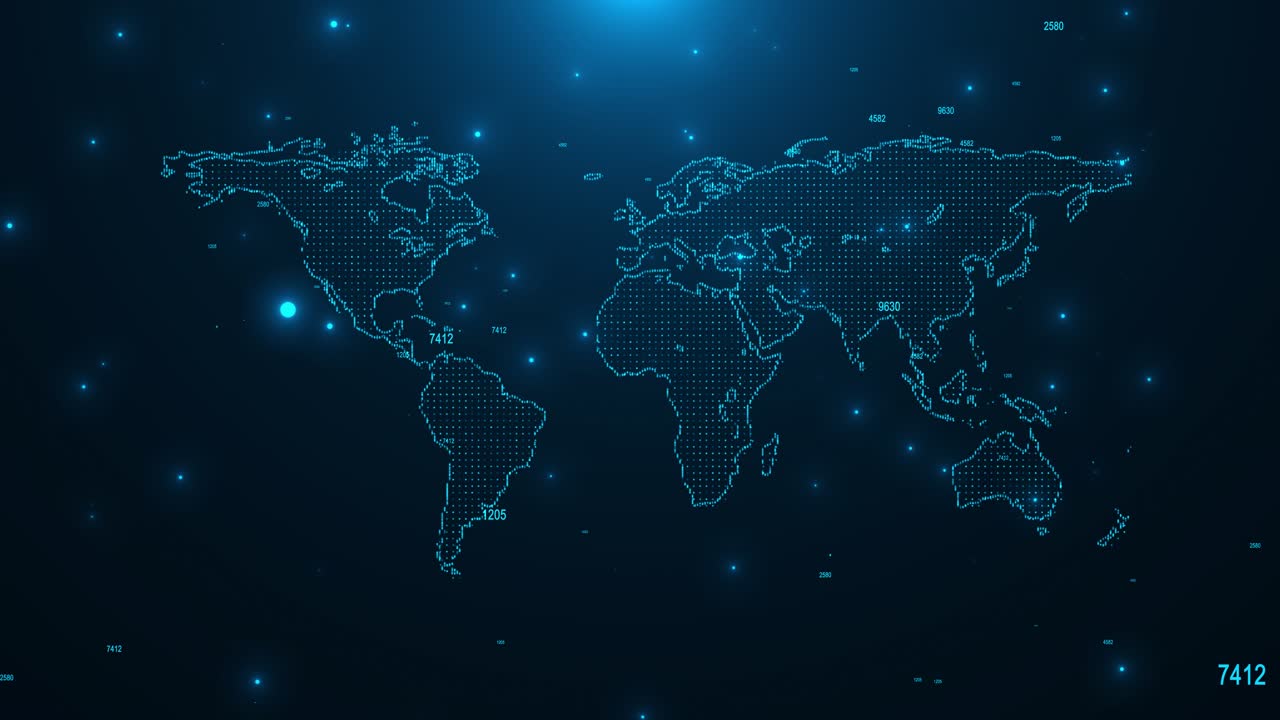 Digital global networking connection data analysis data exchanges network metaverse international