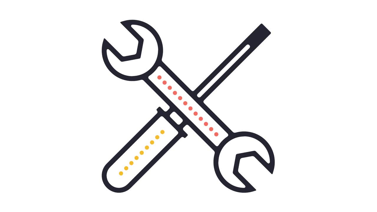 유지보수 아이콘 애니메이션