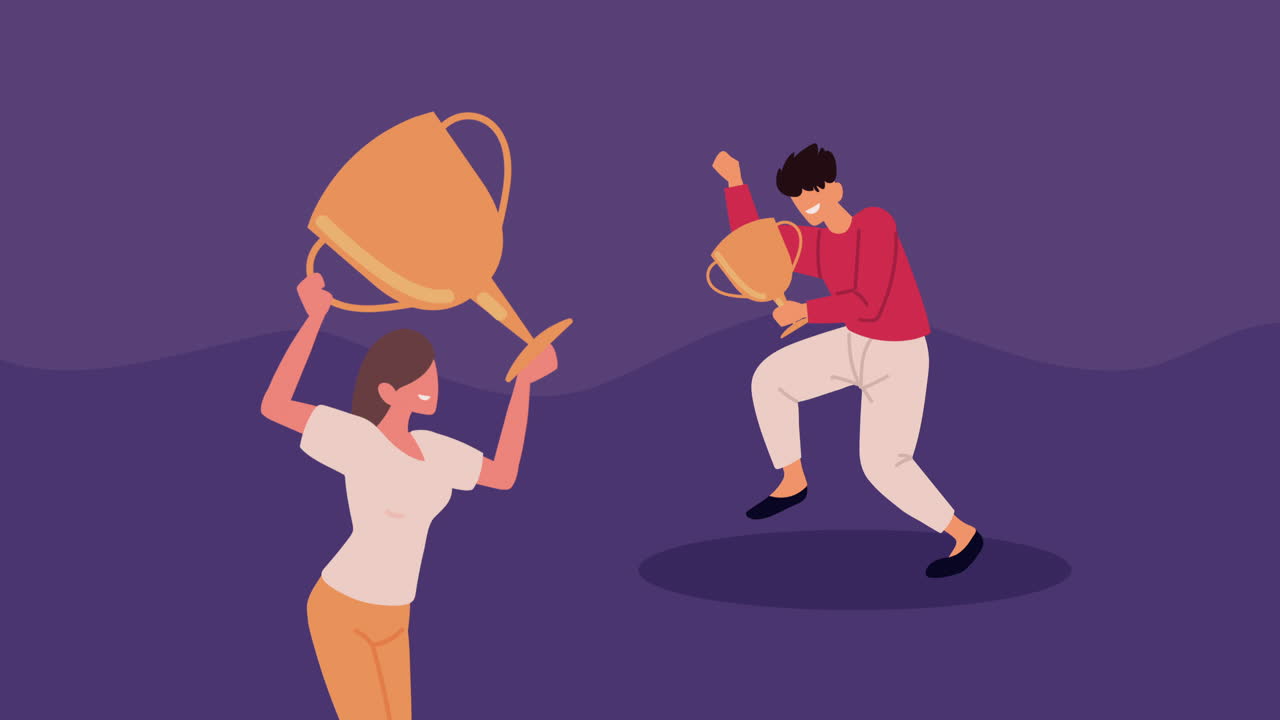 celebrando el éxito