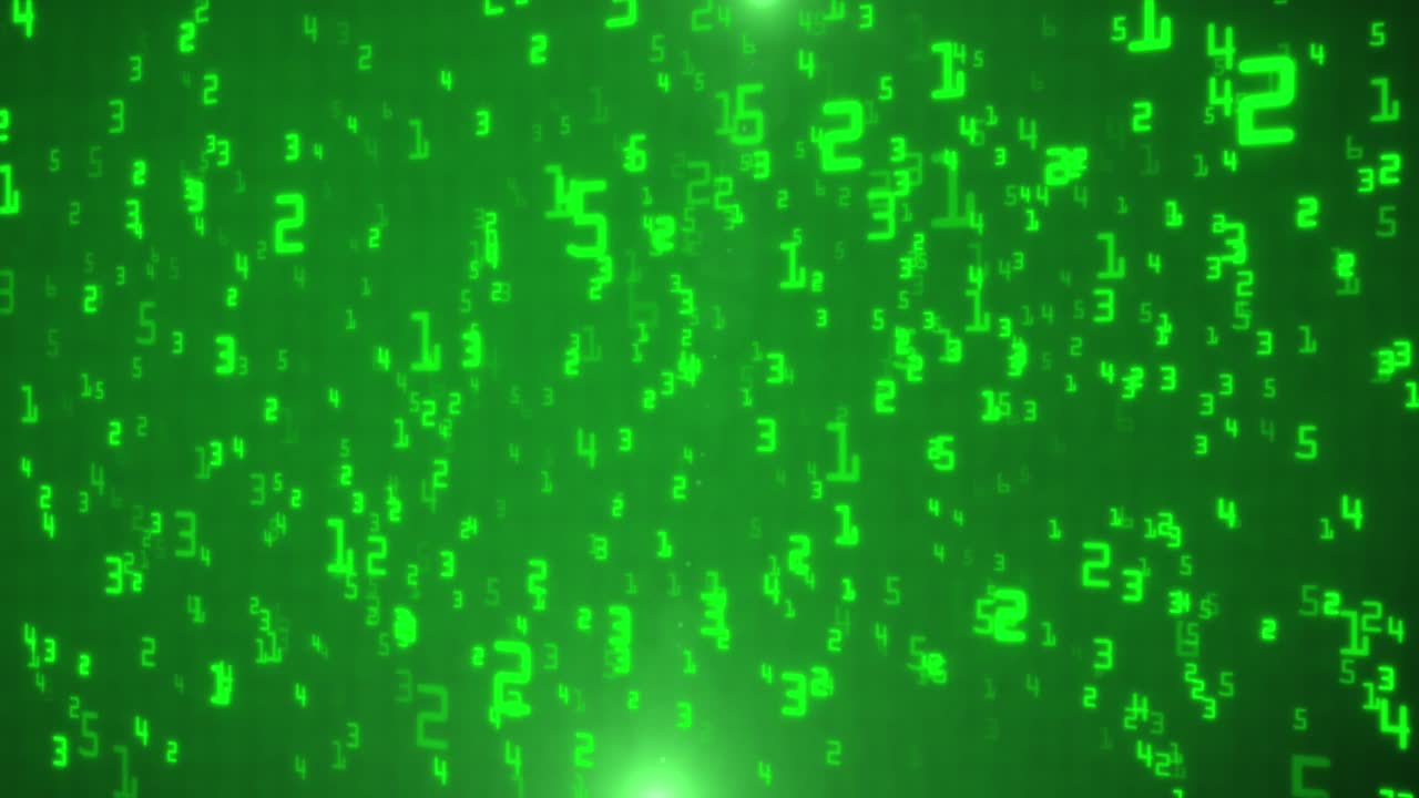 fondo de números digitales abstractos