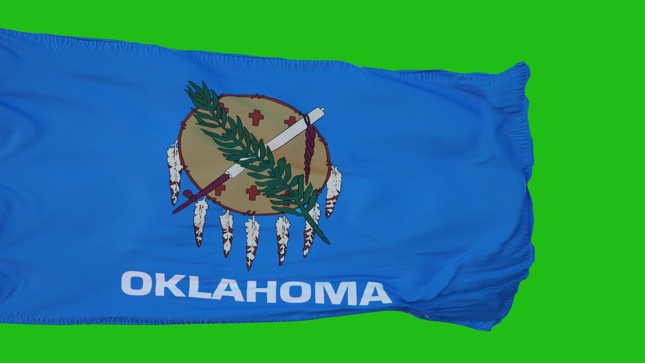 녹색 스크린에 오클라호마의 발: 녹색 화면을 사용하여 자신의 배경에 완벽한 3d 렌더링