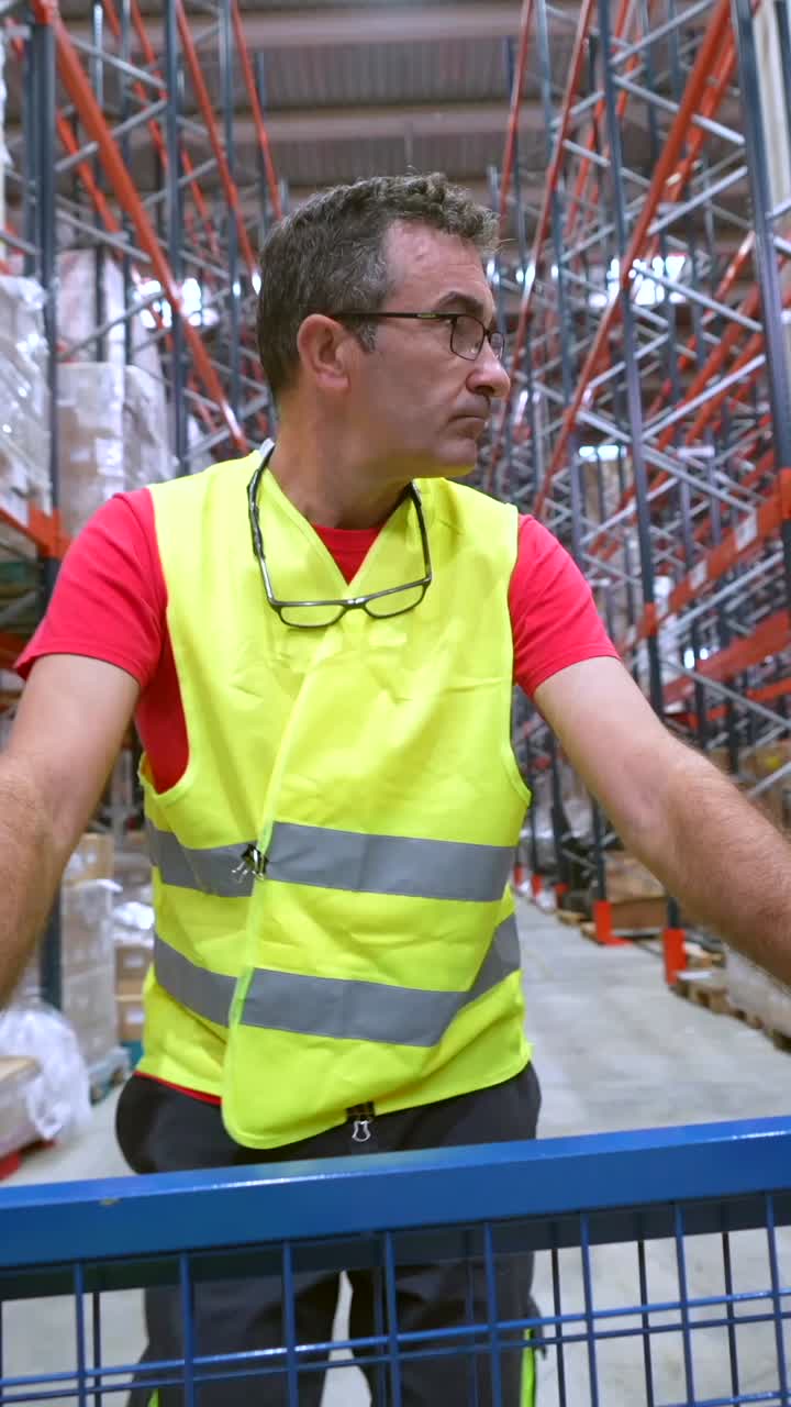 trabajador de almacén