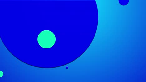 simple abstracto 4k estilo plano en bucle de fondo con círculos que cambian su tamaño, se superponen entre sí. diseño limpio simple minimalista. luma mate como canal alfa 3