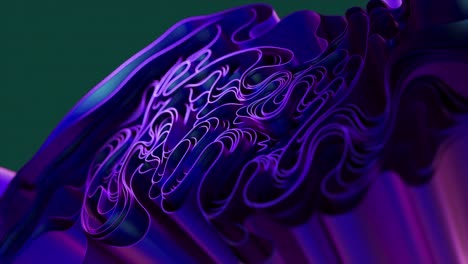 abstract purple and blue flowing design