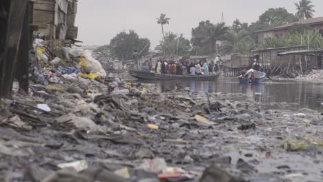 rubbish on riverbank nigeria 04