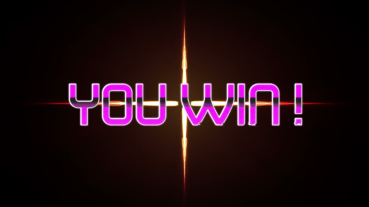 검은 바탕에 텍스트와 별을 이기는 애니메이션