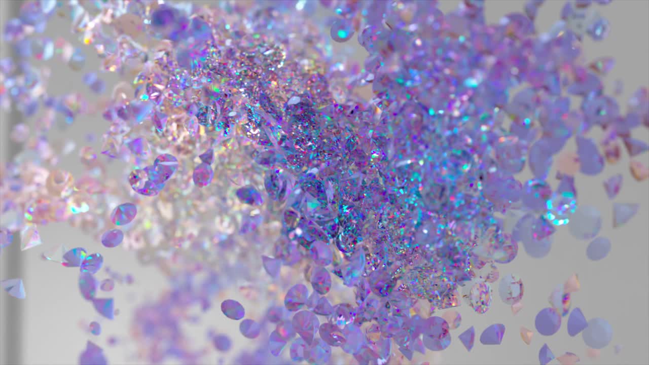 explosión irisante abstracta