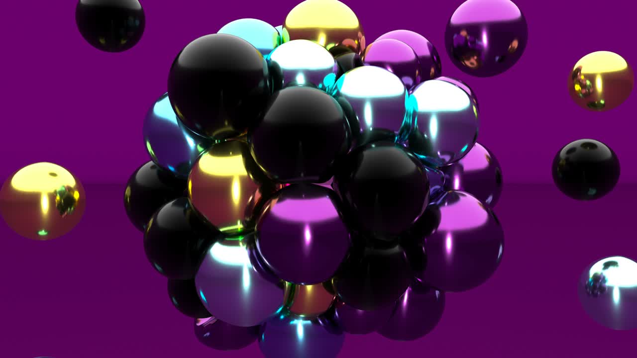 современная физика мягкого тела 3d металла эластичные формы отскакивают концепция жидкого искусства 4k