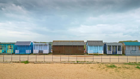 Aerial views capture the essence of Mablethorpe&#039;s beauty, spotlighting beach huts, sandy shores, and bustling amusements