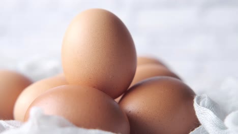 fresh brown eggs