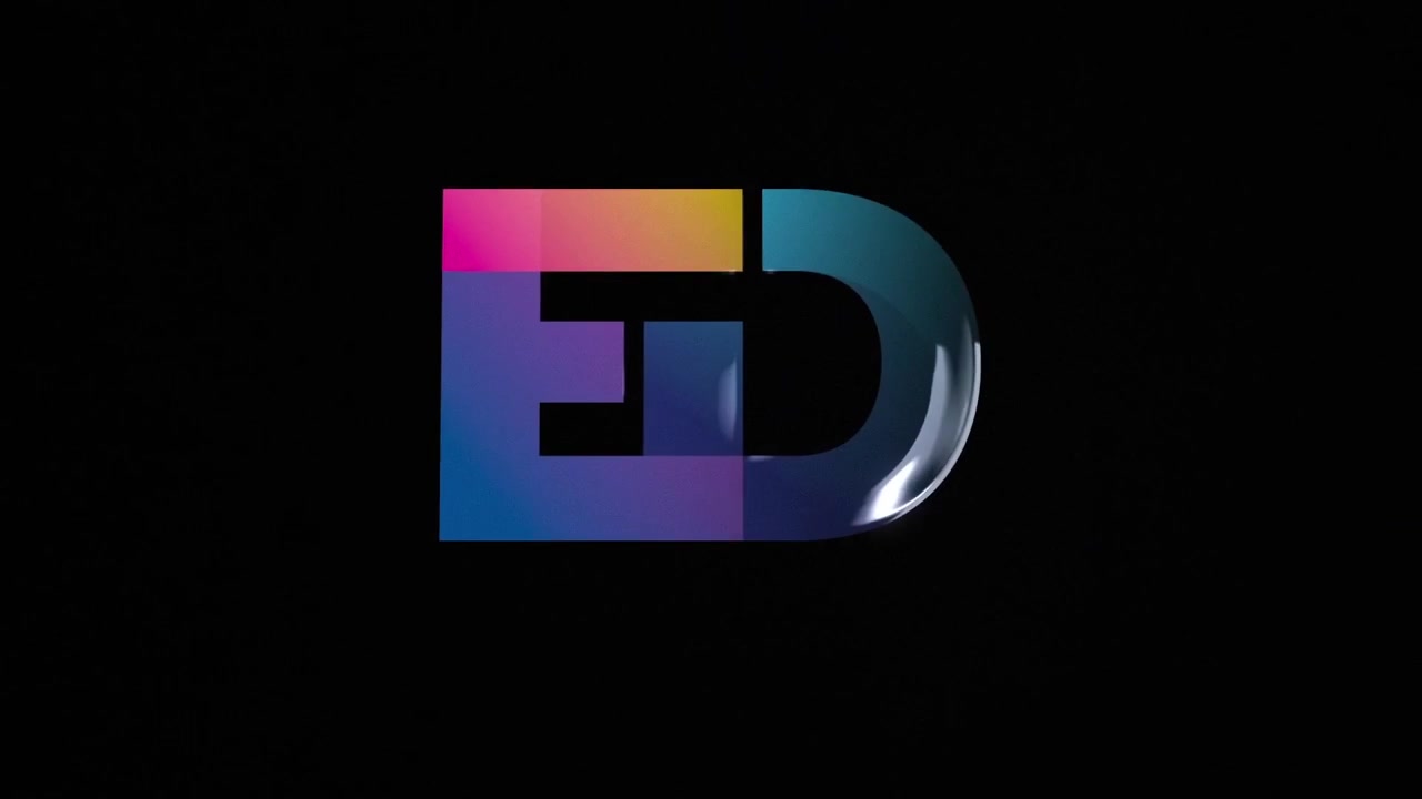 Tyylikäs ja syvyyttä sisältävä 3d-renderöity logopaljastus kiillotetulla valaistuksella